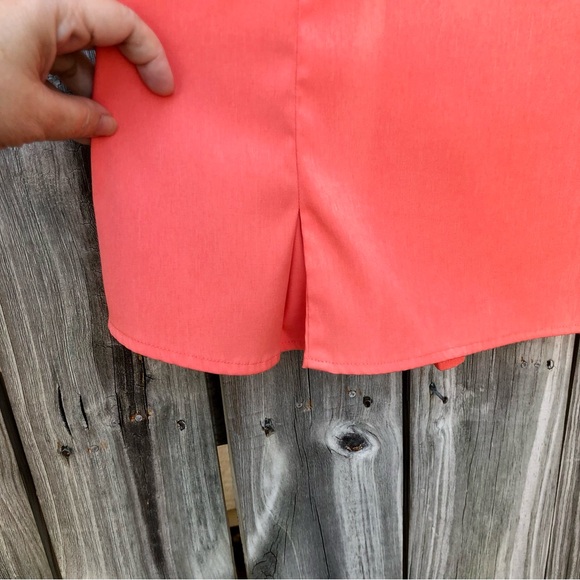 C EST 1946 Coral Shirt Button Up Blouse Sz. XL Lightweight - Picture 10 of 10